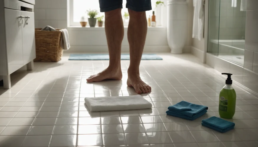 comment nettoyer carrelage salle de bain