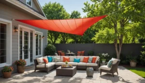 fixer voile d'ombrage sans mat