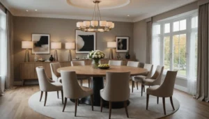 table ronde extensible