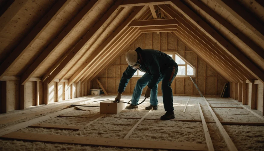 isoler combles perdus sans plancher
