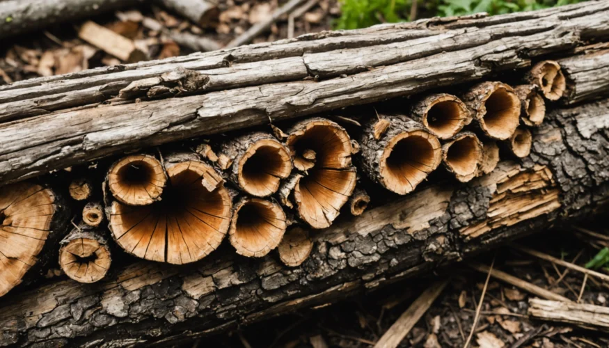 mérule bois de chauffage