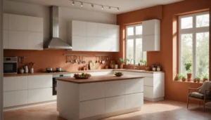 couleur de mur pour une cuisine blanche