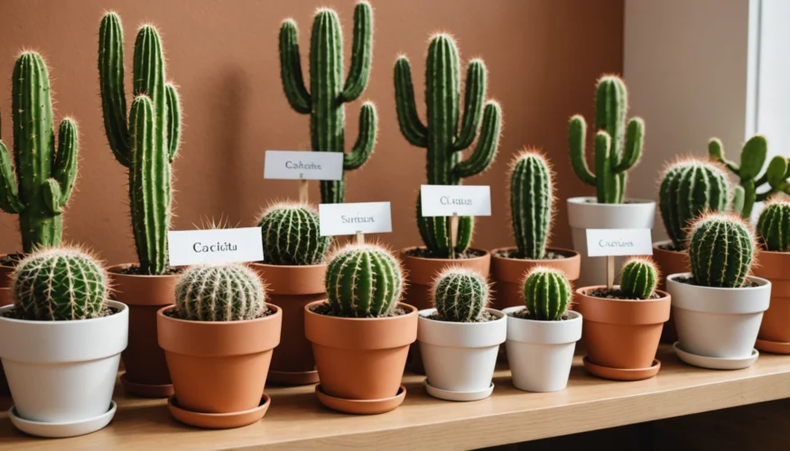 photos de cactus avec noms