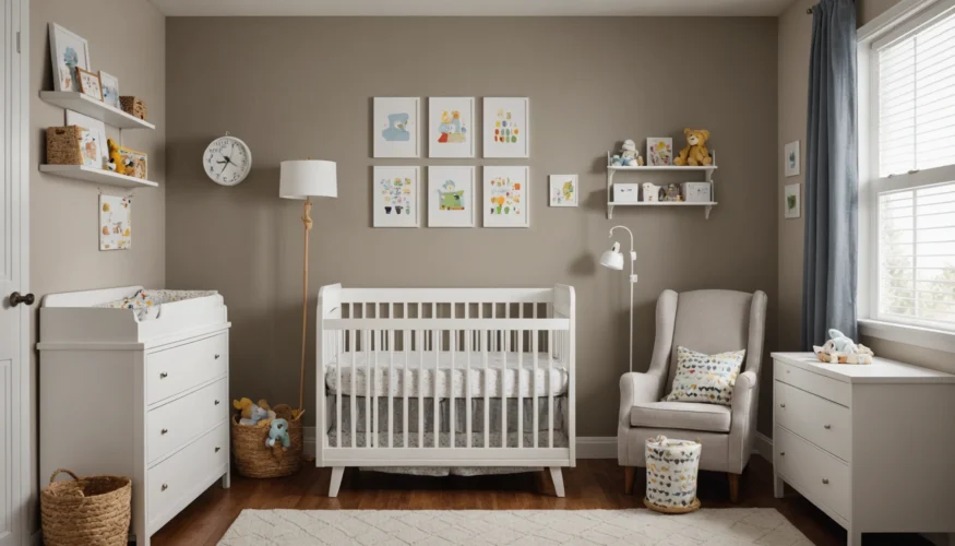 Petits espaces, grandes idées : aménager une chambre de bébé sans se ruiner