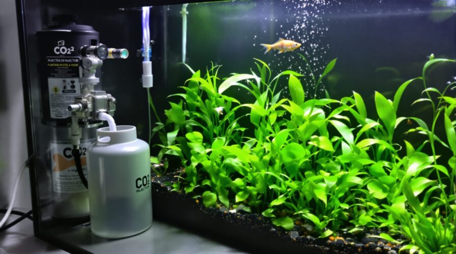 kit co2 aquarium