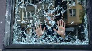 vitre cassée