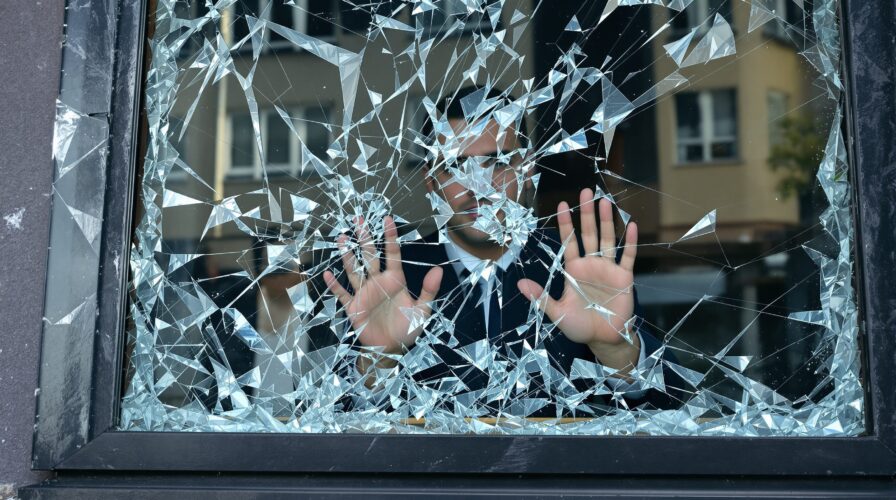 vitre cassée