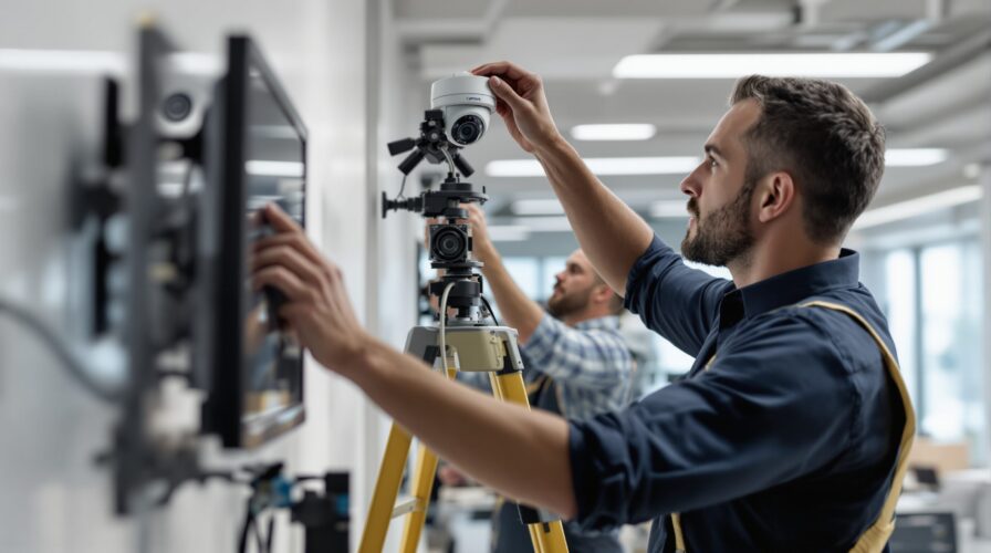 installation de caméras de sécurité