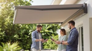 store banne motorisé