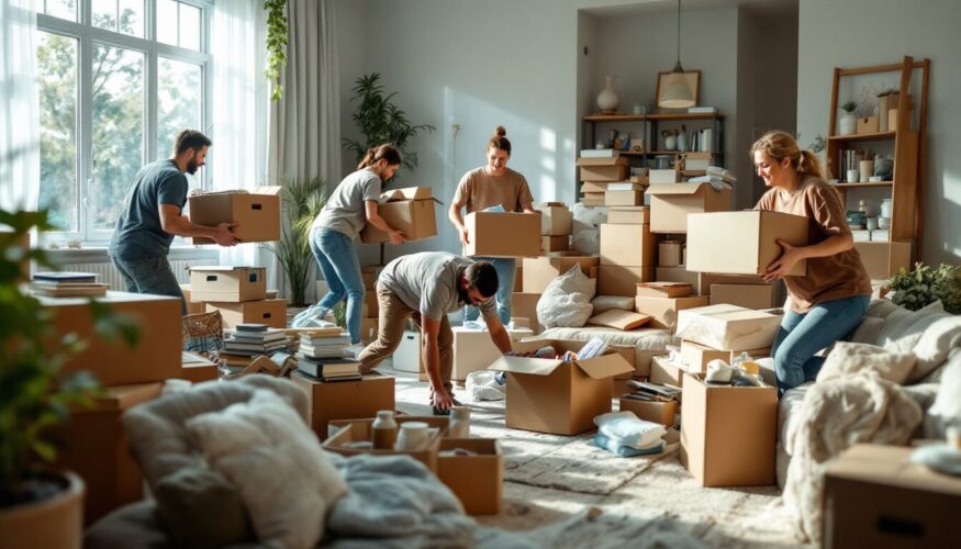 aide pour débarrasser une maison