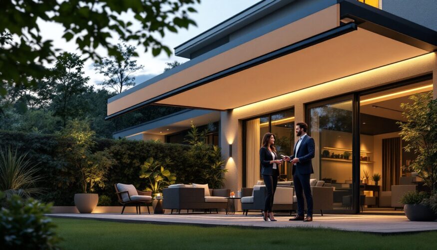 store banne motorisé