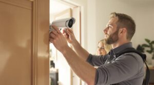 installation de caméras de sécurité
