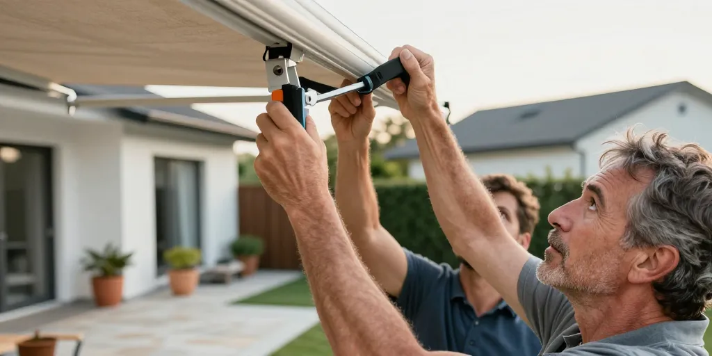 remonter un store banne électrique en panne