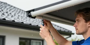 réglage inclinaison store banne