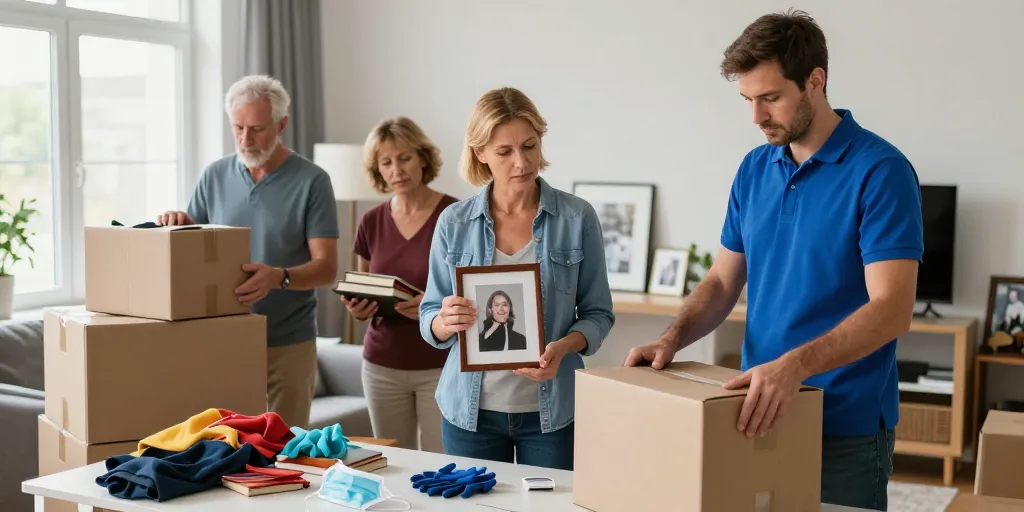 comment vider une maison apres deces