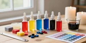 Colorant liquide ou solide pour bougie : que choisir ?
