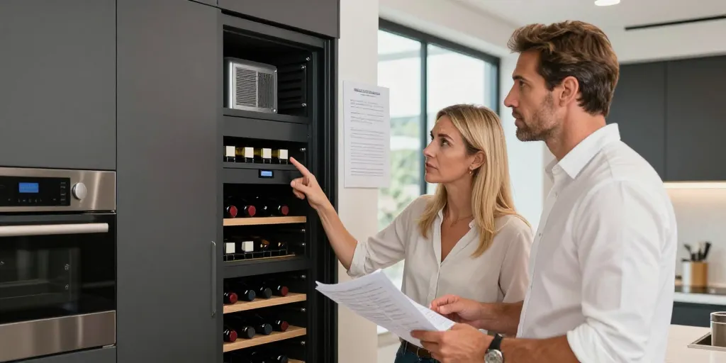 cave a vin encastrable dans cuisine
