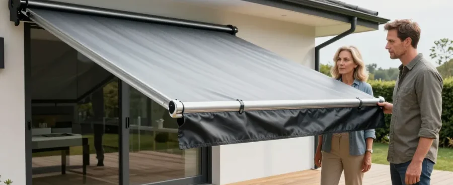auvent de protection pour store banne
