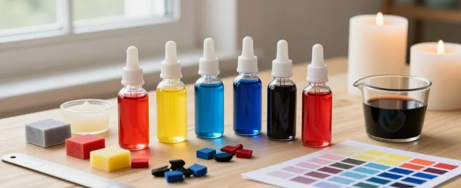 Colorant liquide ou solide pour bougie : que choisir ?