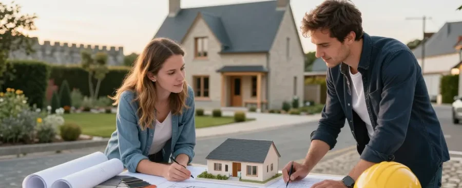 construction maison vannes