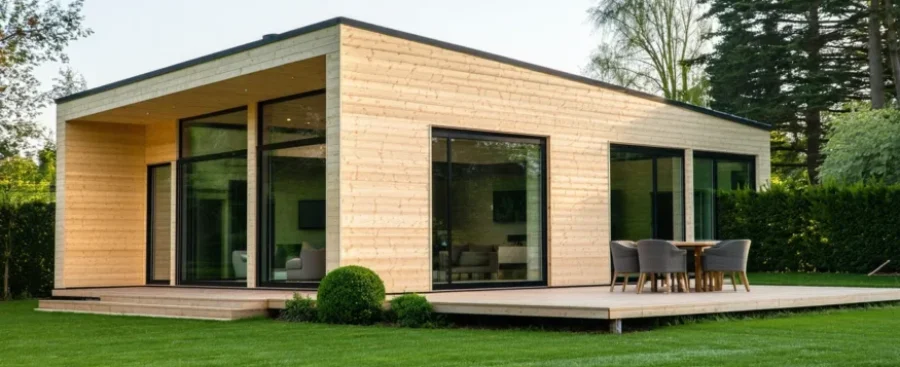 extension maison ossature bois
