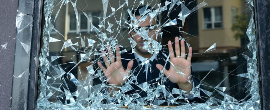 vitre cassée