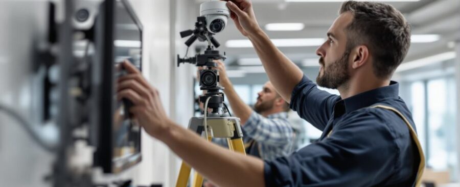 installation de caméras de sécurité