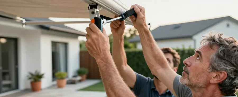 remonter un store banne électrique en panne
