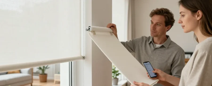 store à enrouleur tamisant